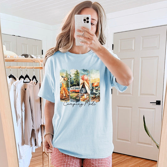 🏕 Camping Mode Tee
