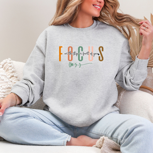 Focus on the Step Crewneck ⭐